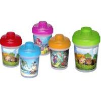 láhev 450ml, měrka 300ml, DĚTSKÁ, nápitka šroub., plast