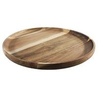 HIT Servírovací tác z akátového dřeva kulatý 29 x 2 cm HT-24501820