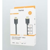 Hama HDMI kábel vidlica - vidlica, otočné vidlice (2 osi), pozlátený, 3*, 3 m