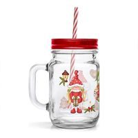 TORO SKLENICE MASON S VÍČKEM A BRČKEM 450ML ELFÍCI_hamashop