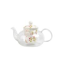 TORO KONVICE NA ČAJ RŮŽE,SKLO,KERAM.VÍČKO A SÍTKO 0,6L_hamashop