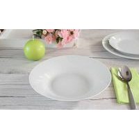talíř d23cm hluboký (500ml), bílý porcelán, 2.jakost