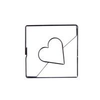 Vykrajovačka čtverec srdíčko