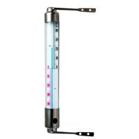 teploměr 18x2cm okenní, +40°C+50°C, kov.