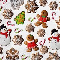 PROCOS UBROUSKY VÁNOČNÍ PERNÍČKY 3VRSTVÉ 33X33CM_hamashop