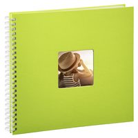 Hama album klasické spirálové WATERCOLOR 28x24 cm, 50 stran, zelená