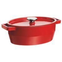 Pyrex KASTROL LITINOVÝ S POKL. PYREX 4L, 29X21CM, ČERVEN_hamashop