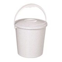 vědro 5,0l s víkem, potrav.atest (modré,granit)