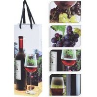 taška na láhev, VÍNO, mix dekorů, papír