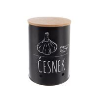 Dóza pr. 11 cm Česnek BLACK