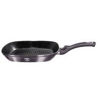 BERLINGERHAUS Pánev grilovací s mramorovým povrchem 28 cm Carbon PRO Line BH-6901