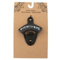 otvírák OPEN HERE, 6,8x8x3cm, LITINA