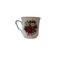 hrnek 270ml KAREL-VÁNOČNÍ RŮŽE, čes.porcelán