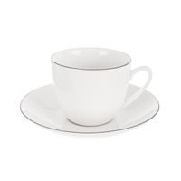 Hrnek s podšálkem Decora cappuccino 0,21 l 2 ks