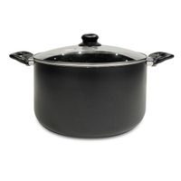 KITCHISIMO HRNEC SE SKL.POKLICÍ NERO KITCHISIMO 28X15CM 8,5L_hamashop