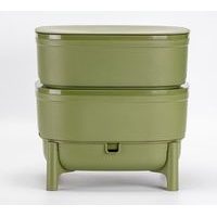 kompostér vermi 38x38x38cm, zelený, ECON., bytový, plast