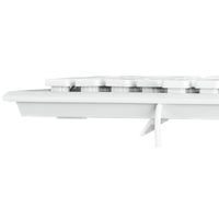 Hama klávesnice Covo, voděodolná, kabelová, černá/bílá