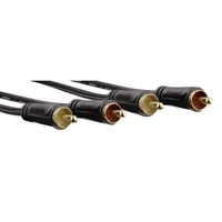 Hama audio kabel jack - jack 90 st., spirálový, 0,75 m