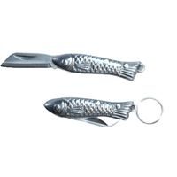 nůž-přívěšek Rybička, 3,3cm, roztažený 5,3cm, kov
