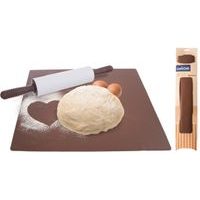 vál 50x40x0,10cm hnědý kuchyňský, silikon