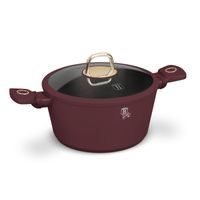 BERLINGERHAUS Kastrol s titanovým povrchem a poklicí 24 cm Leonardo Collection BH-8041