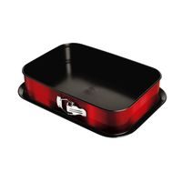 BERLINGERHAUS Forma s nepřilnavým povrchem 2v1 Burgundy Metallic Line 39x27x7,5cm BH-1545