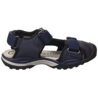 Dětské letní boty GEOX J S. STRADA BLACK/ROYAL