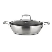 pánev d28 2ucha+PO (silik.okraj), ELEGANCE, ker.povrch, v.7,5cm, NR