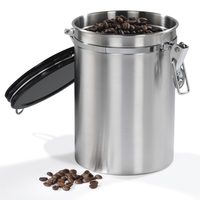 Xavax Barista dóza na 500 g zrnkové kávy nebo 700 g mleté kávy, vzduchotěsná, matná černá