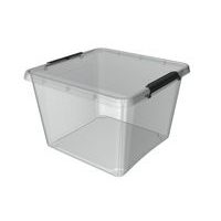 box 32,0l SIMPLE-1622, 39x39x26cm, transp.plast