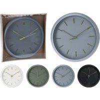 hodiny d30cm, mix barev, nástěnné