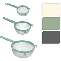 cedník-3ks-sada ( d9,5;12,5;16cm), 3barvy, plast