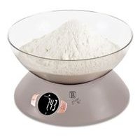 BERLINGERHAUS Váha kuchyňská s miskou Taupe Collection BH-9616