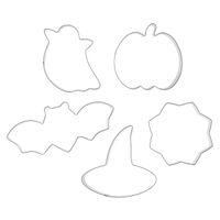 Vykrajovačky dýně Halloween sada 5 ks