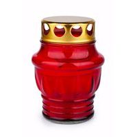 Provence SVÍČKA HŘBITOVNÍ PROVENCE 24H, ČERVENÁ_hamashop