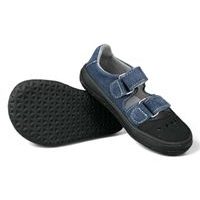 Dětská letní obuv Jonap - Modrá riflovina s okopovou špičkou