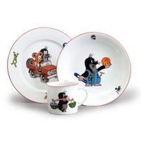 soupr. 3díl. KRTEK a auto,děts.jídel. ELLA, český porc.,DB