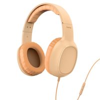 Hama USB-C sluchátka s mikrofonem Fun C, uzavřená, oranžová