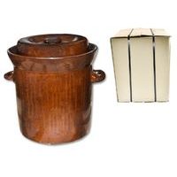 zelák 20l+víko,ucha (27/30cm), KART.OBAL, keramika