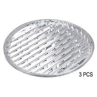 tácek gril.3ks d35x1,5cm kulatý, děrovaný, Al