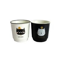 TORO SET HRNKŮ 6KS KOČIČKA, KERAMIKA 90ML 2ASS_hamashop