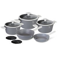 BERLINGERHAUS Sada nádobí s titanovým nepřilnavým povrchem 10 ks Aspen Collection BH-7061