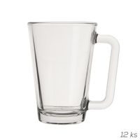 Hrnek sklo čirý Los Angeles 0,28 l 12 ks