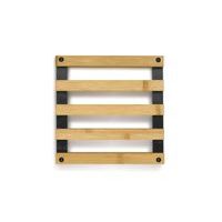 KELA Podložka Kiril 20x20 cm bambus černá KL-12595