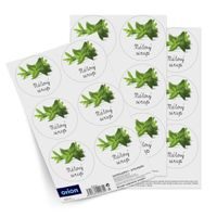 Samolepky na láhve Mátový sirup