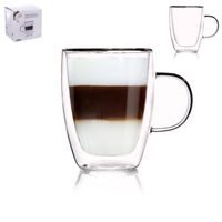 hrnek 300ml-1ks-2stěnný, d8, v.10,5cm, sklo