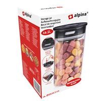 dóza 1,70l, 21x21x6,5cm, plast.víko, SIMAX