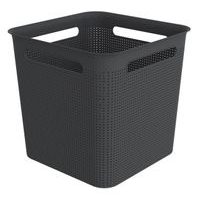 koš víceúč. 18,0l černý BRISEN, 29,1x29,1x28,1cm, plast
