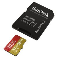 SanDisk Extreme Plus micro SDHC 32 GB 95 MB/s A1 Class 10 UHS-I V30, adapter NÁHRADA ZA 173366
