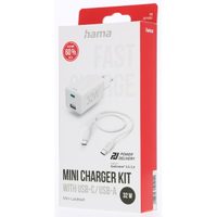 Hama Performance 10, powerbanka 10000 mAh, 3 A, výstup: 1x USB-C, 2x USB-A, LED displej